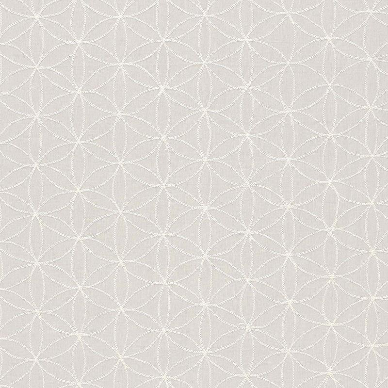 Kaleidoscope fabric in pearl color - pattern number 67212 - by Schumacher in the Au Naturel collection