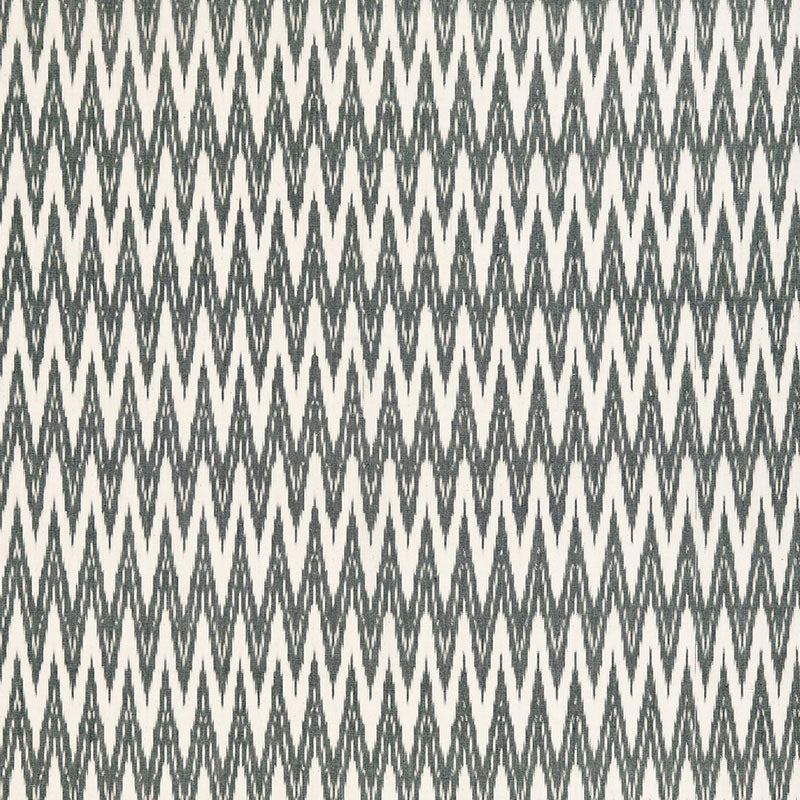 Kilimanjaro Ikat fabric in charcoal color - pattern number 67490 - by Schumacher in the Au Naturel collection