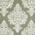 Angkor Embroidery fabric in peat color - pattern number 67580 - by Schumacher in the Au Naturel collection