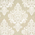Angkor Embroidery fabric in linen color - pattern number 67581 - by Schumacher in the Au Naturel collection