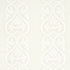 Medici Embroidered Sheer fabric in blanc color - pattern number 67640 - by Schumacher in the Essentials: Sheers & Casements collection