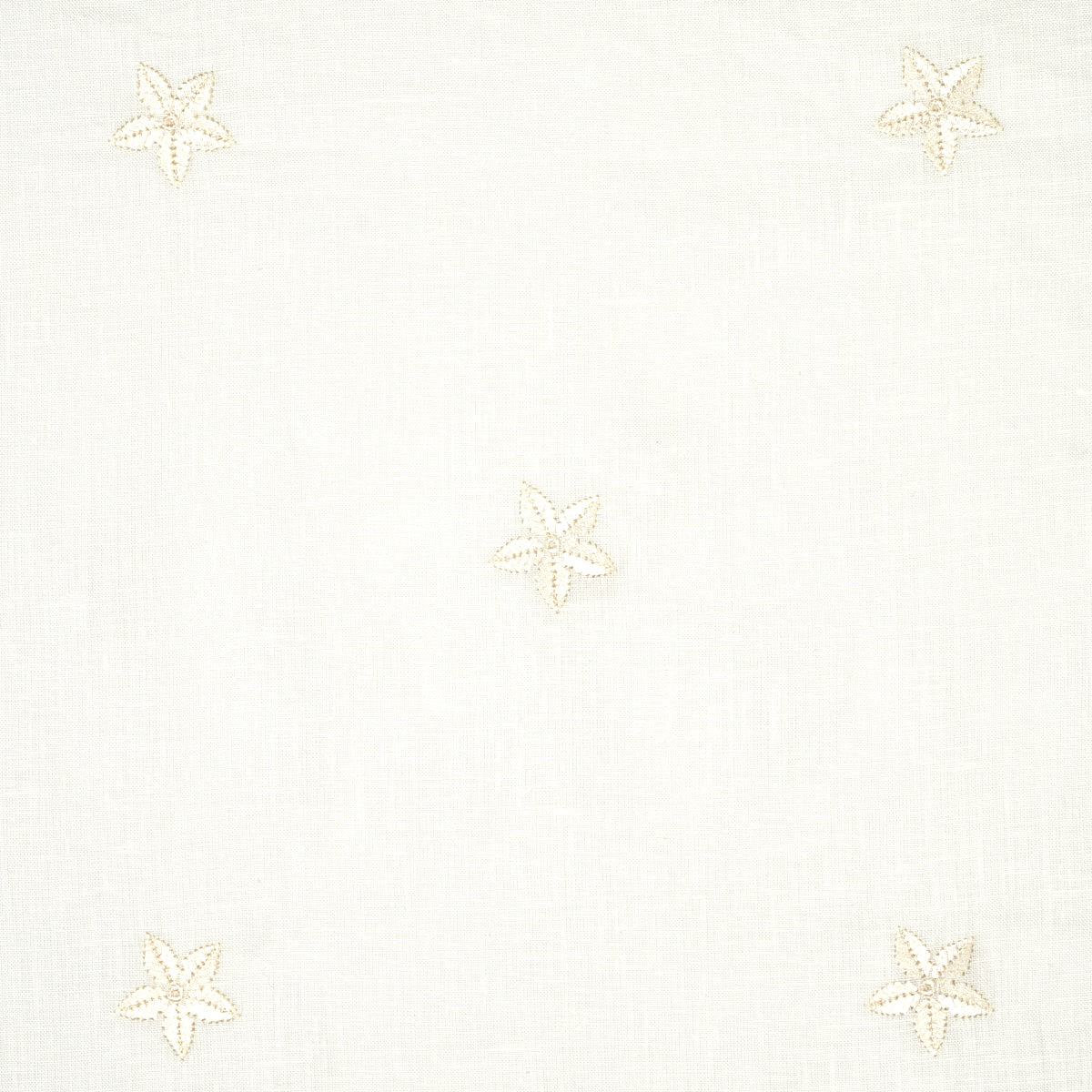 Vincenzo Embroidered Sheer fabric in ivory color - pattern number 67811 - by Schumacher in the Firenze / Sheers collection