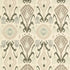 Turkestan Embroidery fabric in moonstone color - pattern number 67870 - by Schumacher in the Au Naturel collection