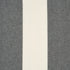 Vista Linen Stripe Casement fabric in carbon and white color - pattern number 67944 - by Schumacher in the Stripes Revisits collection
