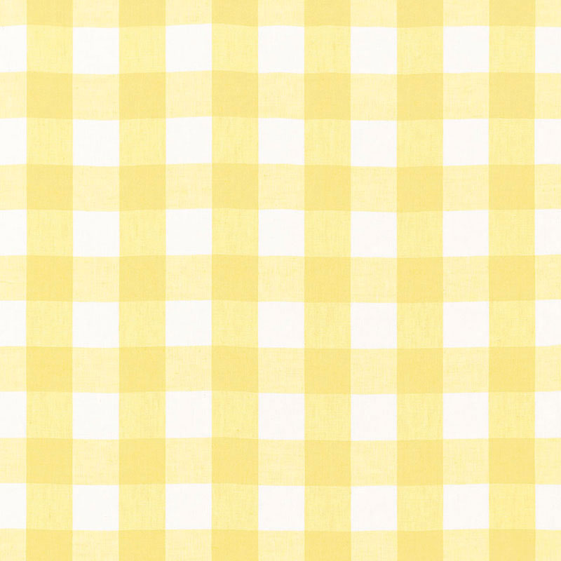 Key West Check fabric in sunflower color - pattern number 68013 - by Schumacher in the Calypso collection