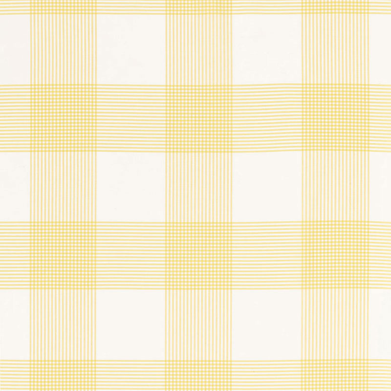 Antigua Plaid fabric in sunflower color - pattern number 68032 - by Schumacher in the Calypso collection