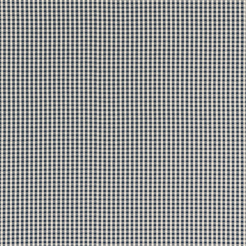 Aruba Check fabric in navy color - pattern number 68040 - by Schumacher in the Calypso collection