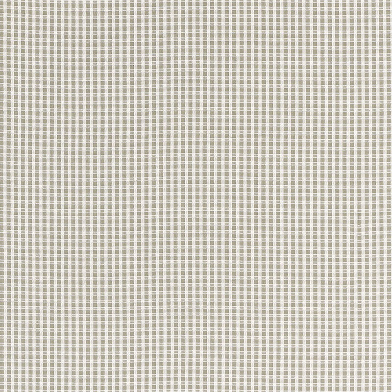 Aruba Check fabric in stone color - pattern number 68043 - by Schumacher in the Calypso collection