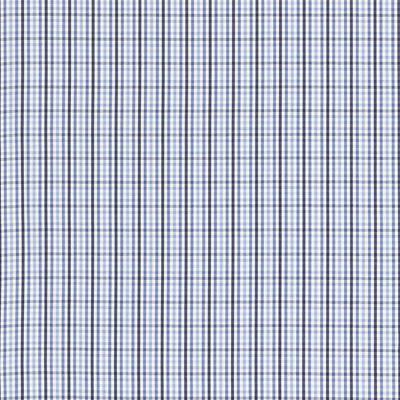 Bahama Check fabric in cornflower color - pattern number 68052 - by Schumacher in the Calypso collection