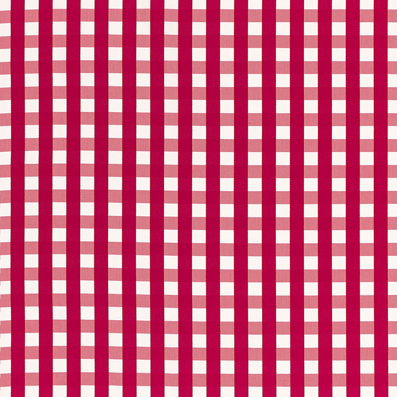 Bermuda Check fabric in azalea color - pattern number 68062 - by Schumacher in the Calypso collection