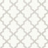Tangier Embroidery fabric in silver color - pattern number 68343 - by Schumacher in the Chroma collection