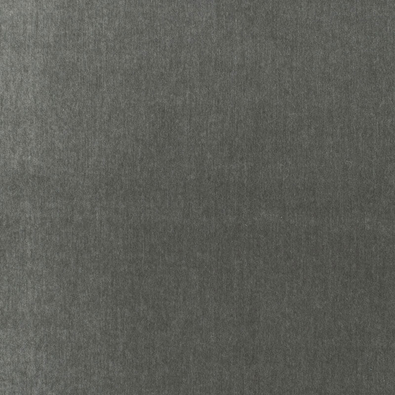 Whistler Velvet fabric in nickel color - pattern number 68362 - by Schumacher in the Perfect Basics: Velvet collection