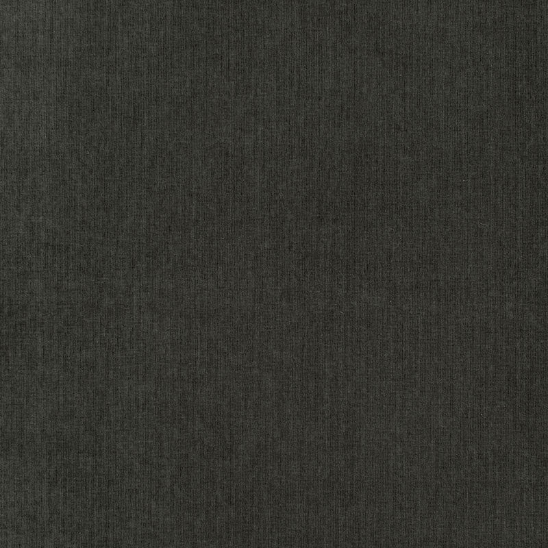Whistler Velvet fabric in anthracite color - pattern number 68365 - by Schumacher in the Perfect Basics: Velvet collection