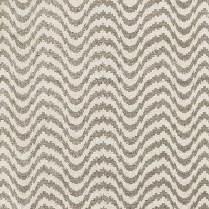 Zorio Velvet fabric in driftwood old1 color - pattern number 68462 - by Schumacher in the Chroma collection