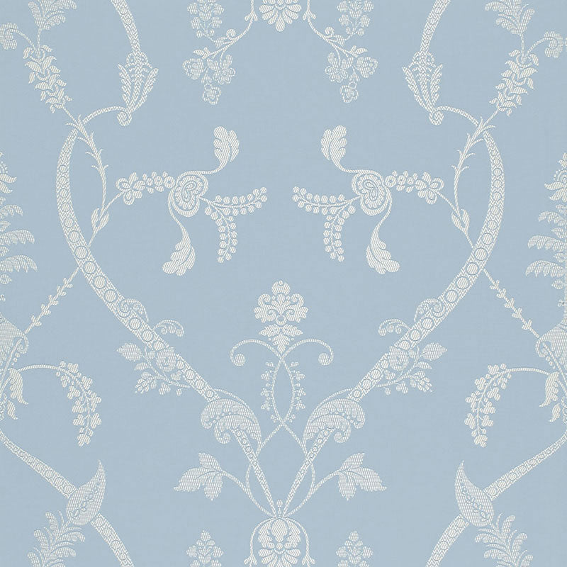 Parc Monceau fabric in ciel color - pattern number 68620 - by Schumacher in the Timothy Corrigan collection