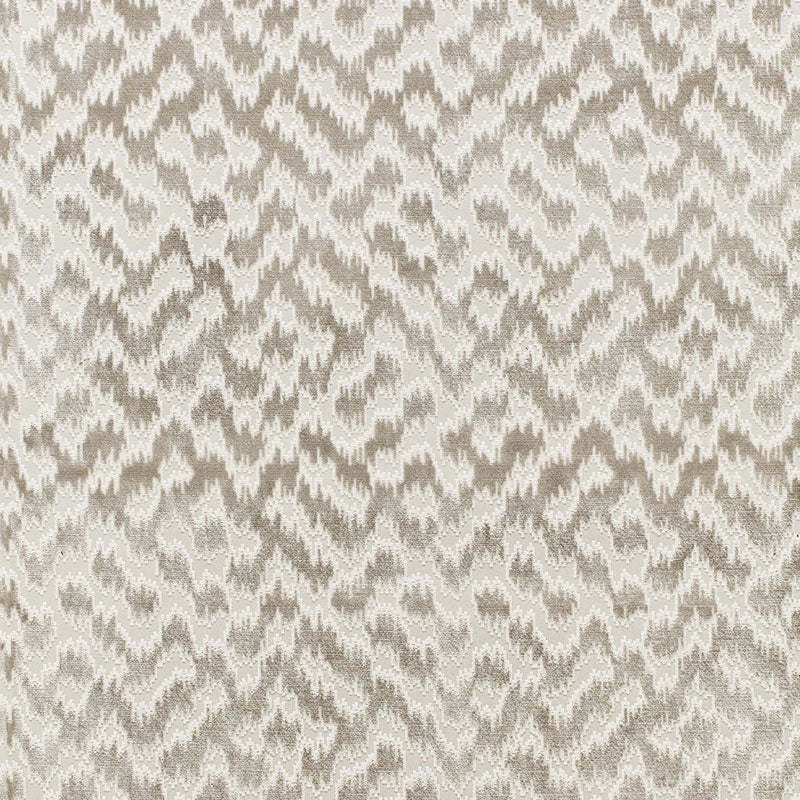 Serenissimo Velvet fabric in fog color - pattern number 68670 - by Schumacher in the Chroma collection