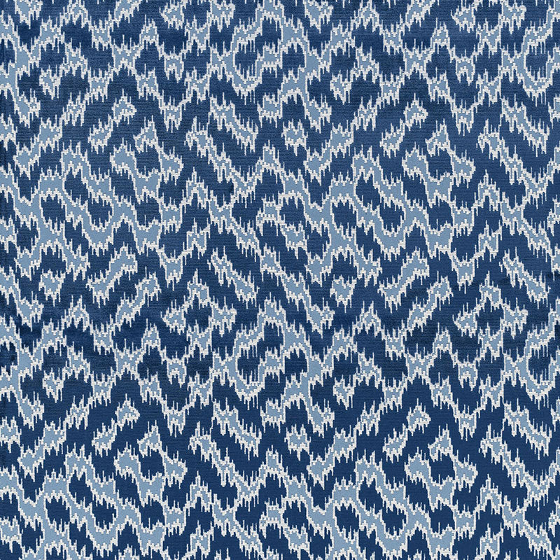 Serenissimo Velvet fabric in water color - pattern number 68671 - by Schumacher in the Chroma collection