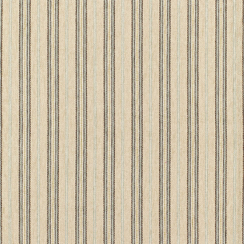 Toscana Stripe fabric in stone color - pattern number 68733 - by Schumacher in the Chroma collection