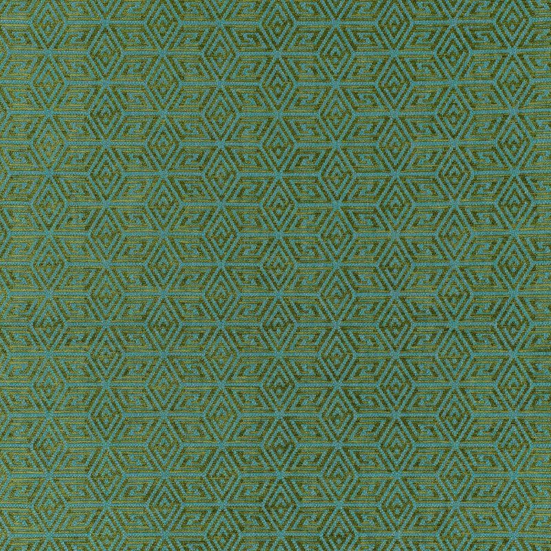 Cosmati Chenille fabric in boxwood color - pattern number 68740 - by Schumacher in the Chroma collection