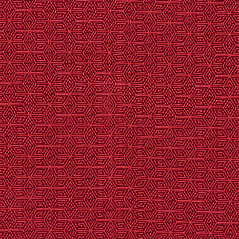 Cosmati Chenille fabric in berry color - pattern number 68744 - by Schumacher in the Chroma collection