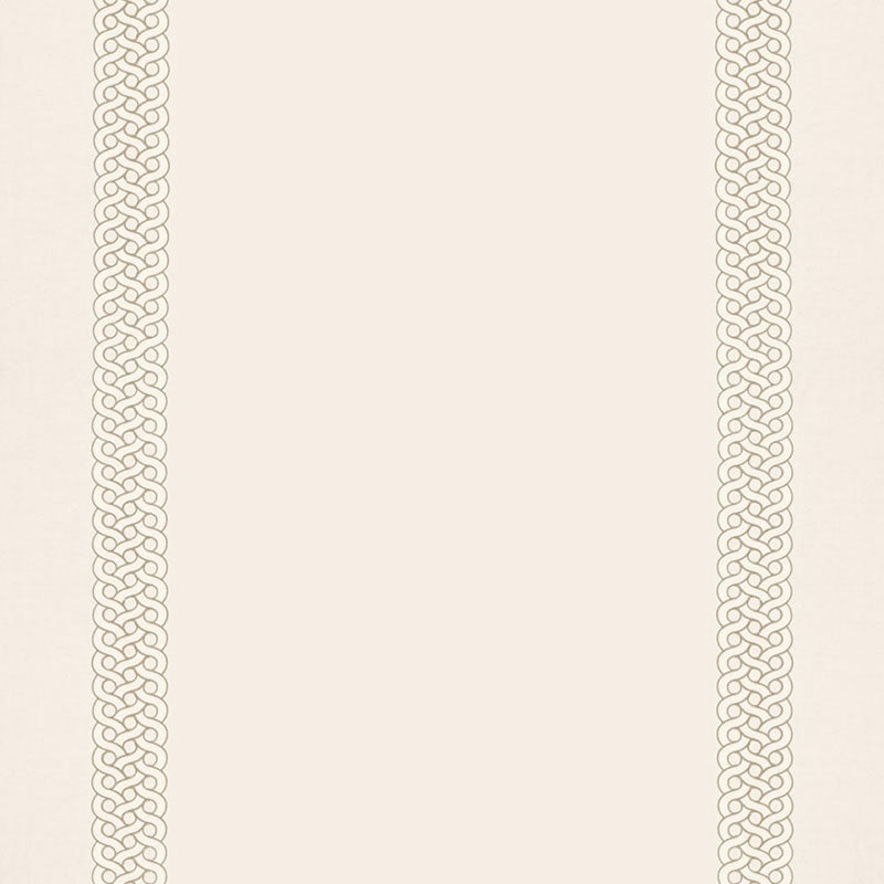 Mandeville Embroidery fabric in dune color - pattern number 68771 - by Schumacher in the Timothy Corrigan collection