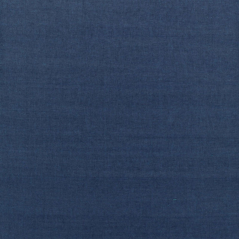 Beckford Cotton Plain fabric in marine color - pattern number 68784 - by Schumacher in the Perfect Basics: Cotton collection