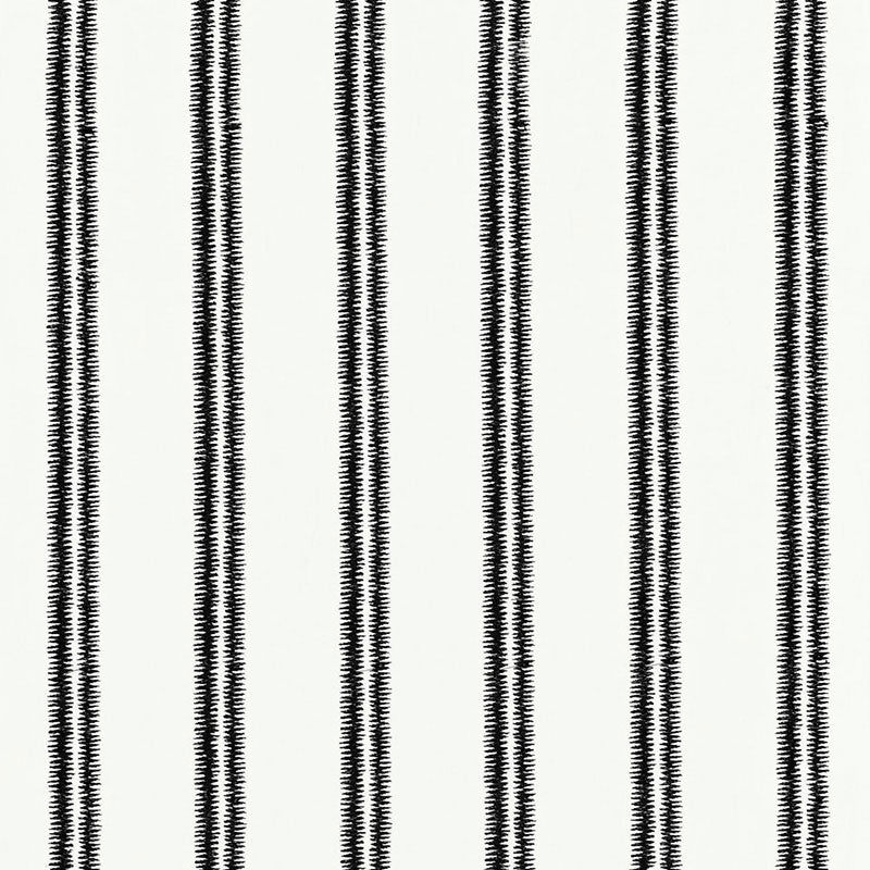 Paloma Embroidery fabric in ebony color - pattern number 68793 - by Schumacher in the Chroma collection