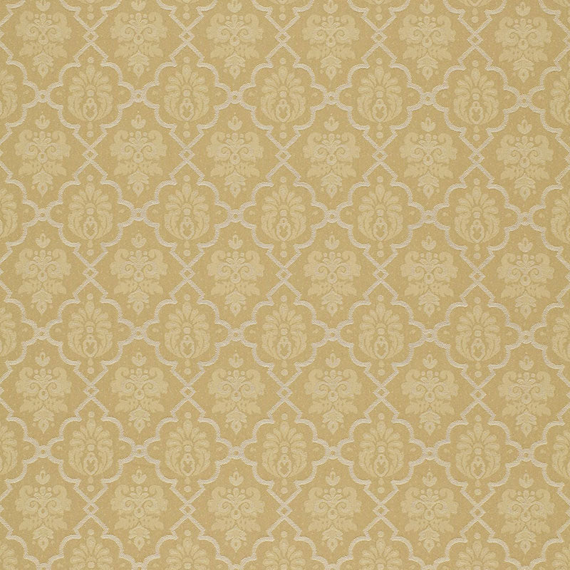 Hedgerow Trellis Indoor Outdoor fabric in camel color - pattern number 68813 - by Schumacher in the Timothy Corrigan collection