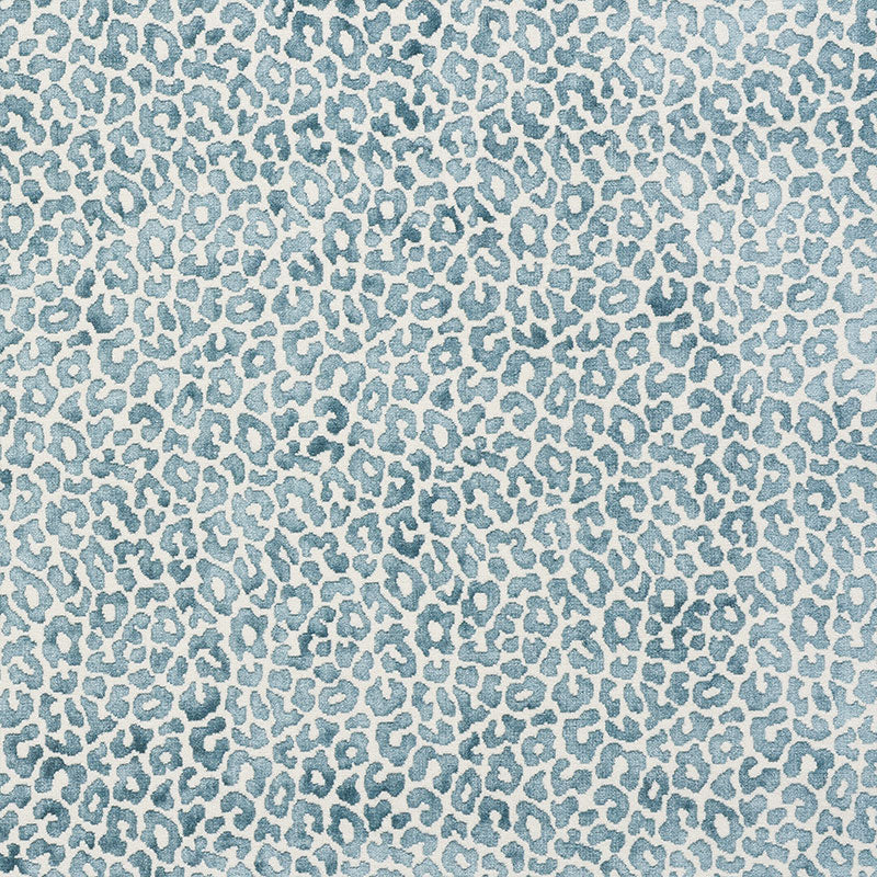Madeleine Velvet fabric in cadet color - pattern number 68824 - by Schumacher in the Cut &amp; Patterned Velvets collection