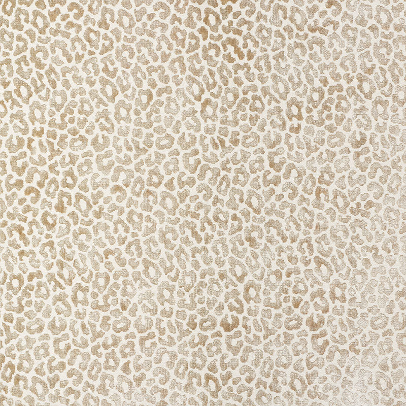 Madeleine Velvet fabric in natural color - pattern number 68826 - by Schumacher in the Cut &amp; Patterned Velvets collection