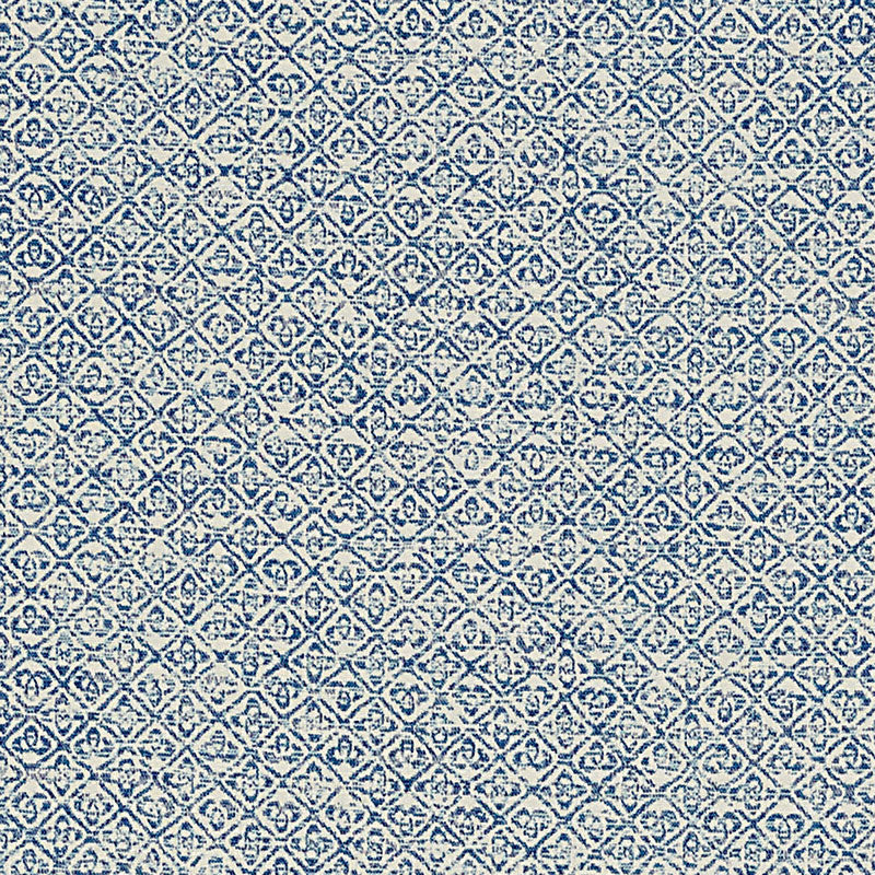 Sarong Weave Indoor Outdoor fabric in indigo color - pattern number 69020 - by Schumacher in the Steel Magnolia collection