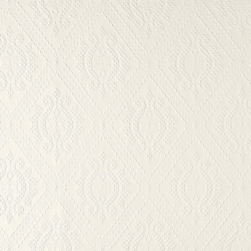 Eugenie Matelasse fabric in ivory color - pattern number 69130 - by Schumacher in the Country Chic collection