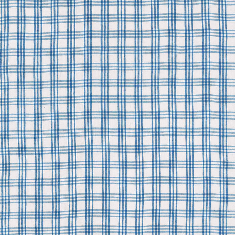 Imogen fabric in bleu color - pattern number 69153 - by Schumacher in the Country Chic collection