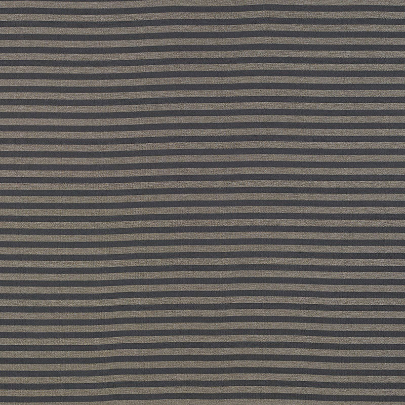 Geoffrey Metallic Stripe fabric in carbon color - pattern number 69240 - by Schumacher in the Understated Luxury collection
