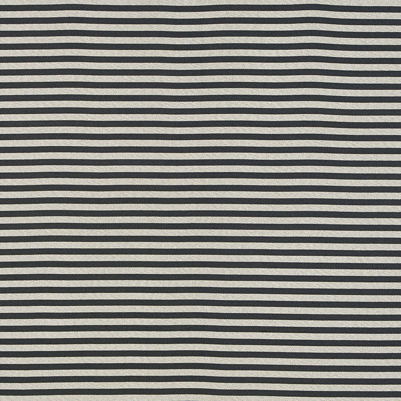 Geoffrey Metallic Stripe fabric in smoke color - pattern number 69241 - by Schumacher in the Understated Luxury collection