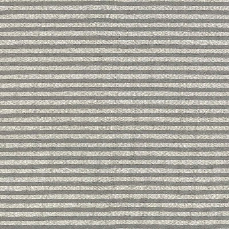 Geoffrey Metallic Stripe fabric in mercury color - pattern number 69243 - by Schumacher in the Understated Luxury collection