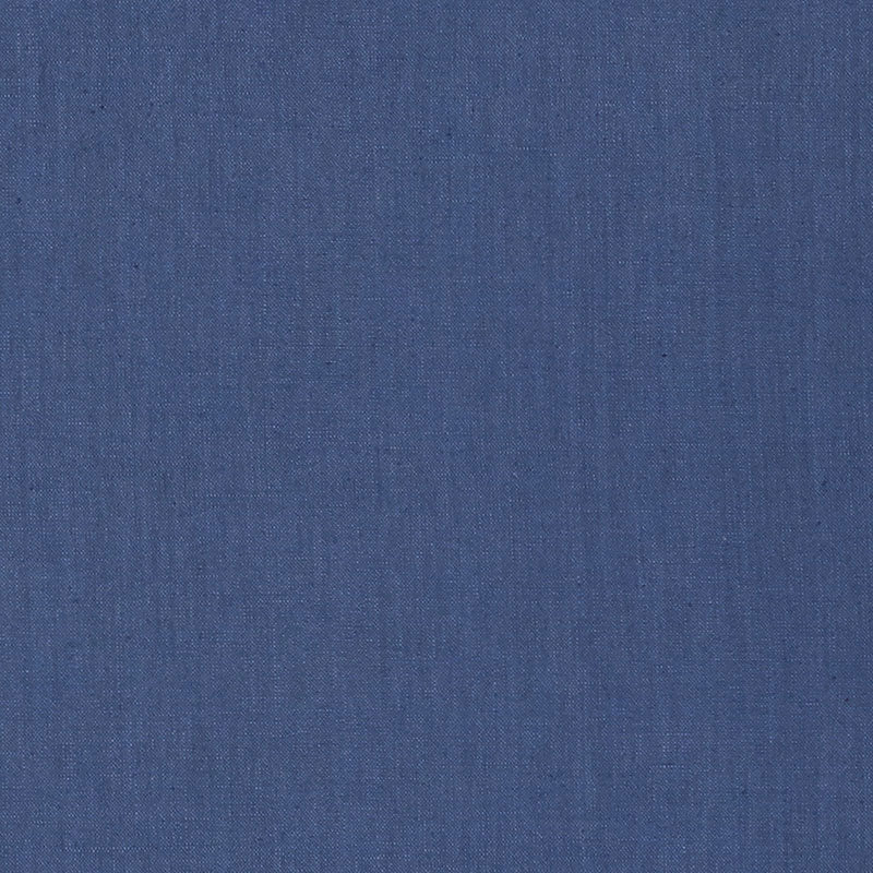Lange Glazed Linen fabric in marine color - pattern number 69347 - by Schumacher in the Perfect Basics: Linen collection