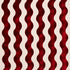 The Wave Velvet fabric in red color - pattern number 69427 - by Schumacher in the Miles Redd collection