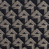 V Step fabric in black color - pattern number 69430 - by Schumacher in the Miles Redd collection