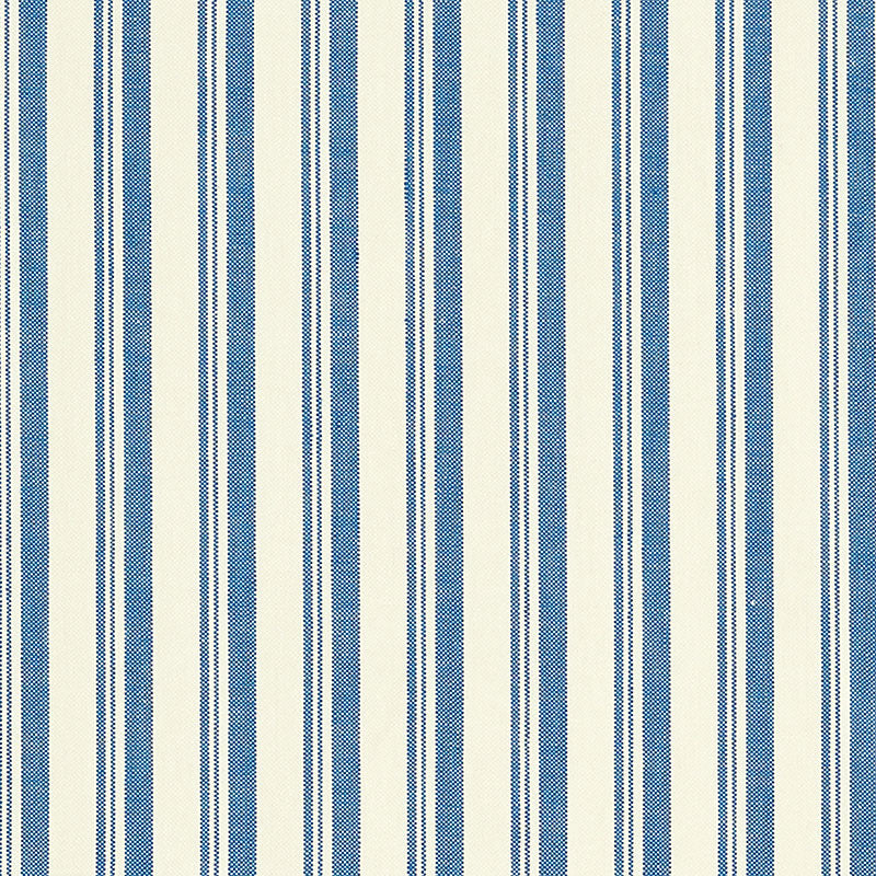 Capri fabric in navy white color - pattern number 69443 - by Schumacher in the Miles Redd collection