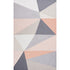 Cubist Silk Panel fabric in blush color - pattern number 69452 - by Schumacher in the Miles Redd collection
