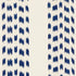 Izmir Ikat Stripe fabric in Indigo color - pattern number 69471 - by Schumacher in the Ikat Collection collection