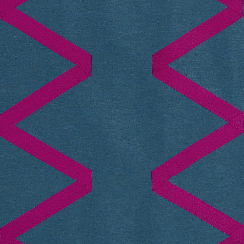 Legere Linen Silk Applique fabric in midnight color - pattern number 69690 - by Schumacher in the Perfect Basics: Silk &amp; Taffeta collection