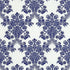 Carolina fabric in ultramarine color - pattern number 69710 - by Schumacher in the Couture Collection collection