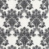 Carolina fabric in ebony color - pattern number 69711 - by Schumacher in the Couture Collection collection