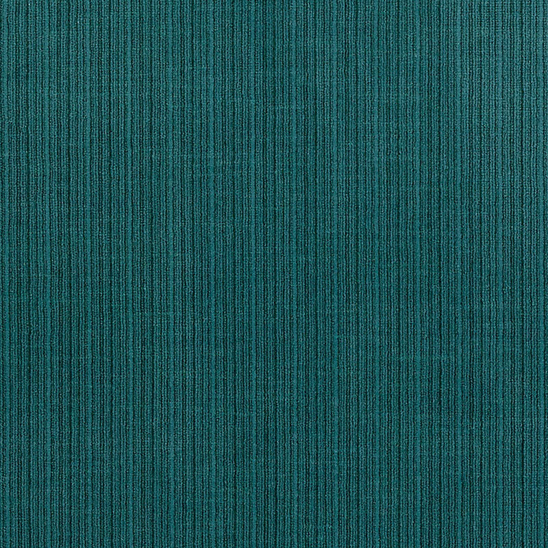 Antique Strie Velvet fabric in peacock color - pattern number 69766 - by Schumacher in the Perfect Basics: Velvet collection