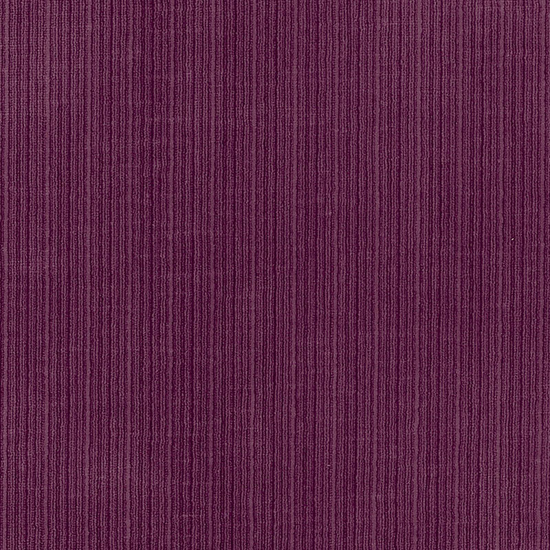 Antique Strie Velvet fabric in plum color - pattern number 69769 - by Schumacher in the Perfect Basics: Velvet collection