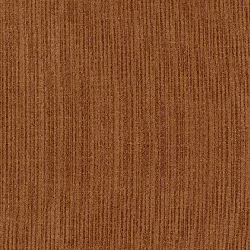 Antique Strie Velvet fabric in sienna color - pattern number 69773 - by Schumacher in the Perfect Basics: Velvet collection