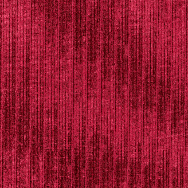 Antique Strie Velvet fabric in scarlet color - pattern number 69774 - by Schumacher in the Perfect Basics: Velvet collection
