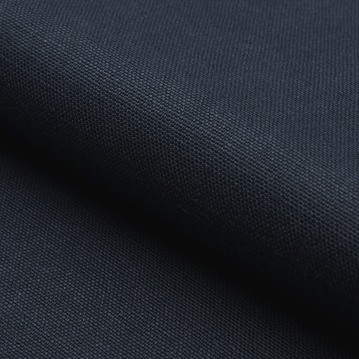 Piet Performance Linen fabric in navy color - pattern number 69930 - by Schumacher in the Perfect Basics: Linen collection